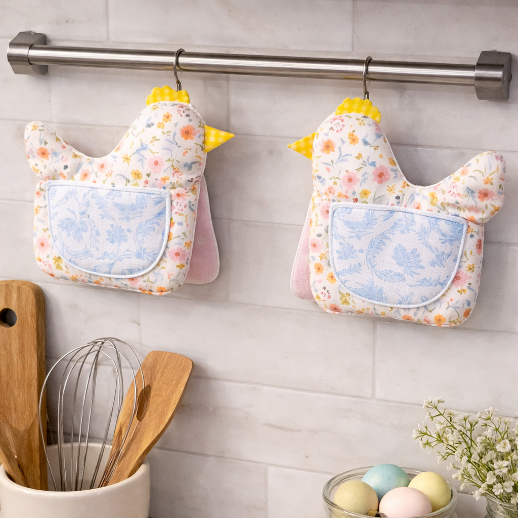 🐔 Handmade Chicken Pot Holder