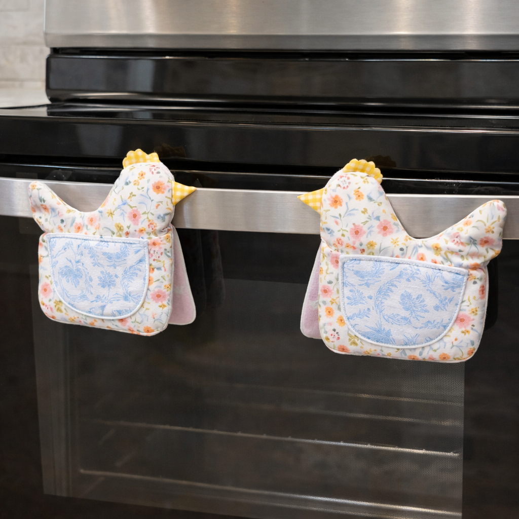 🐔 Handmade Chicken Pot Holder