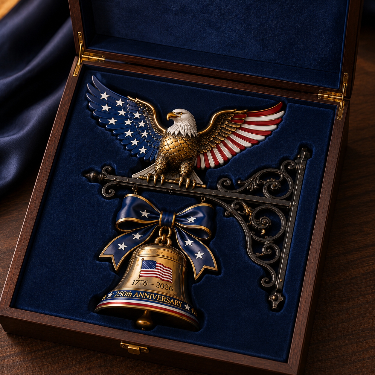 🦅🇺🇸 Ring in the Semiquincentennial: 1776-2026 "Spirit of Liberty" Eagle Bell✨