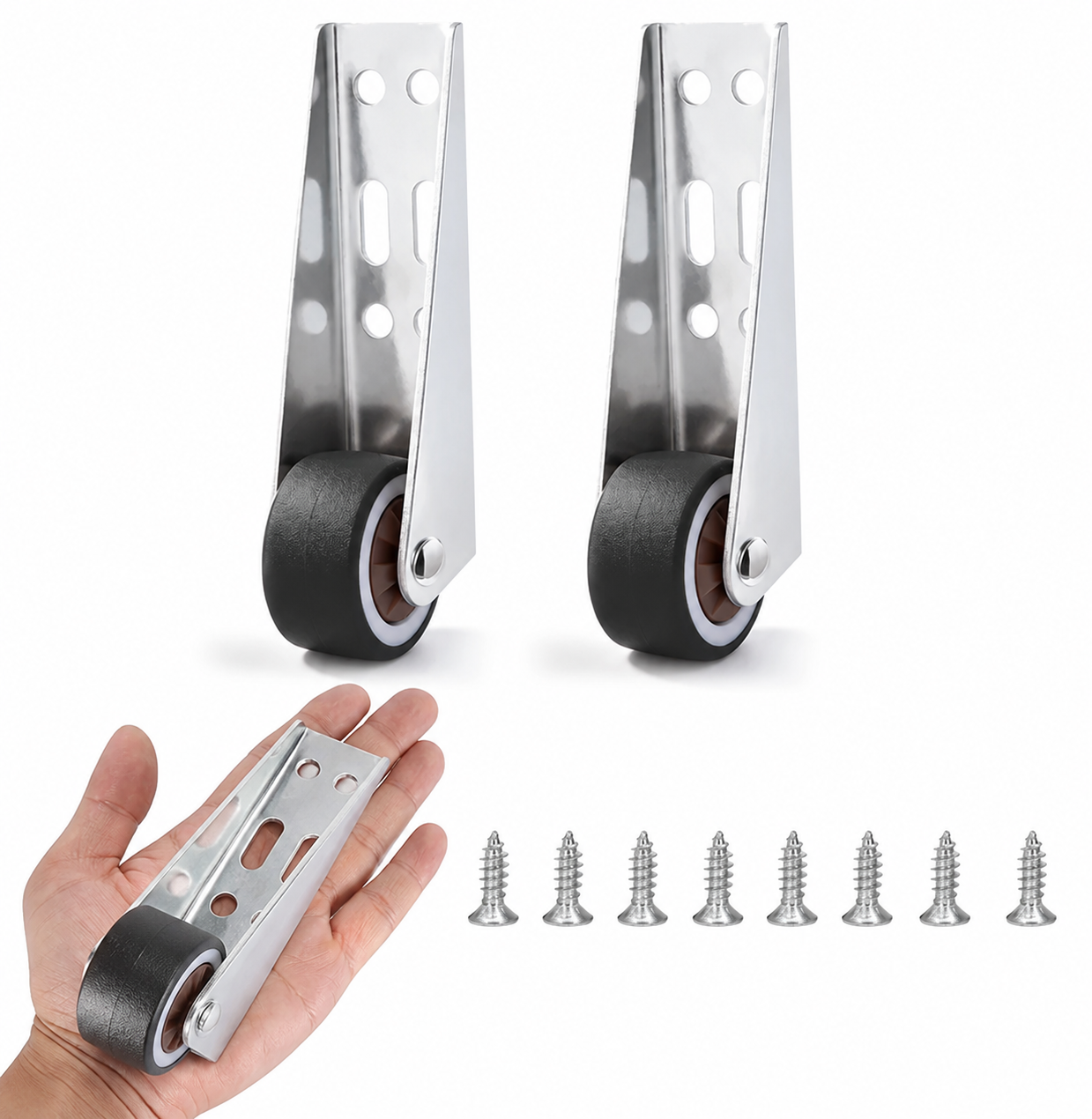🔧 110LBS Vertical Track Roller – Anti-Wobble Door Guide System