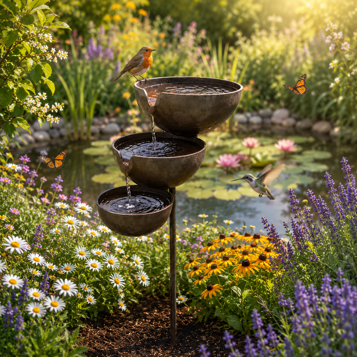 Bring Life Back To Your Garden &ndash; Rain Catcher Bird Bath 🌿🐦