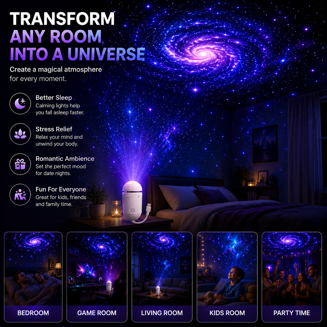 Plug-and-Play HD Star Projecto