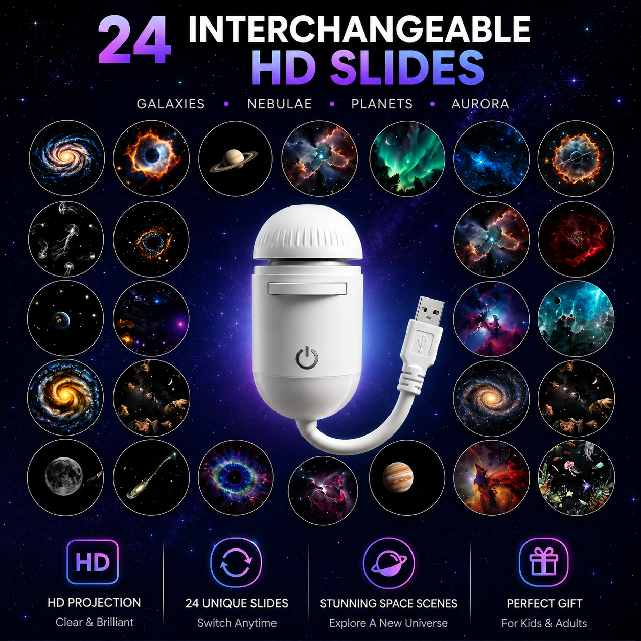 Plug-and-Play HD Star Projecto