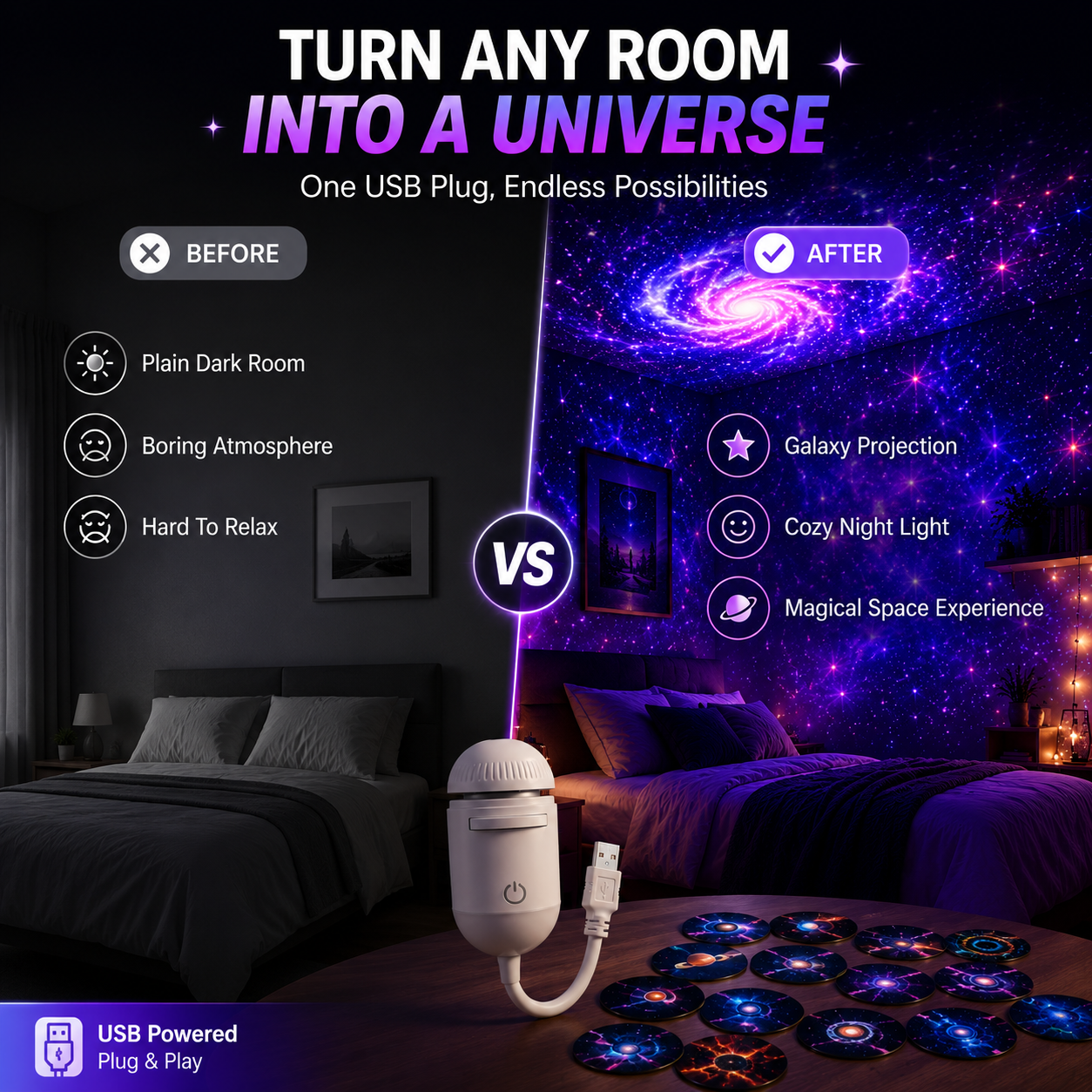 Plug-and-Play HD Star Projecto