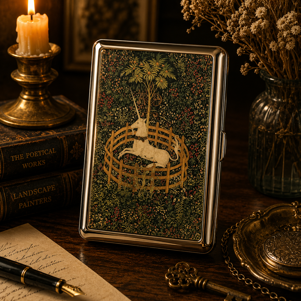 🔥 Limited Time 70% OFF💳 Vintage Art Deco Card & Cash Case — RFID Protection 🖤🔒