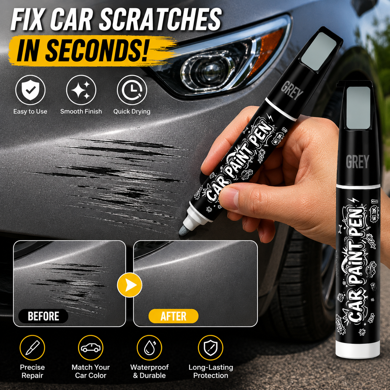 ✏️2026 HOT SALE🔥Scratch Repair Pen🚗