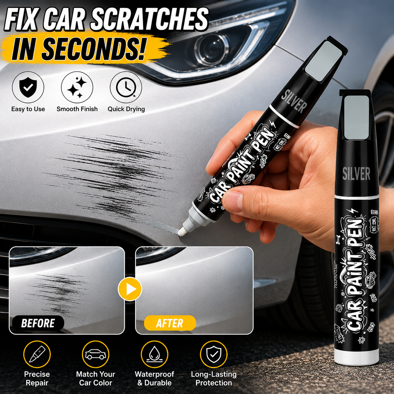 ✏️2026 HOT SALE🔥Scratch Repair Pen🚗