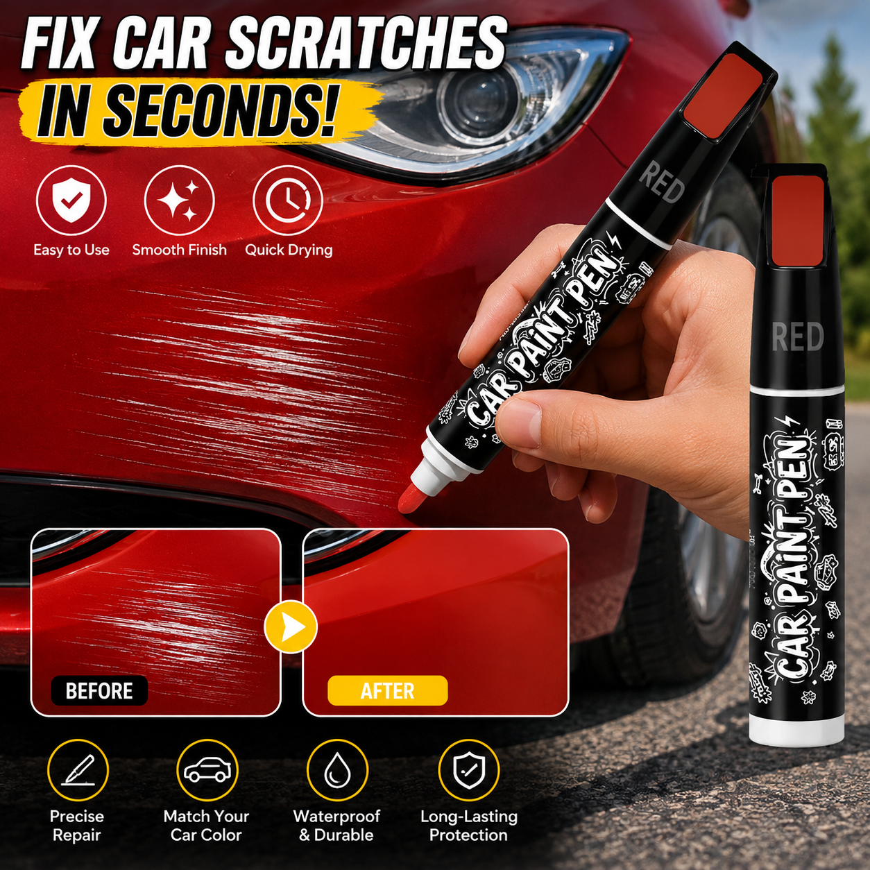 ✏️2026 HOT SALE🔥Scratch Repair Pen🚗