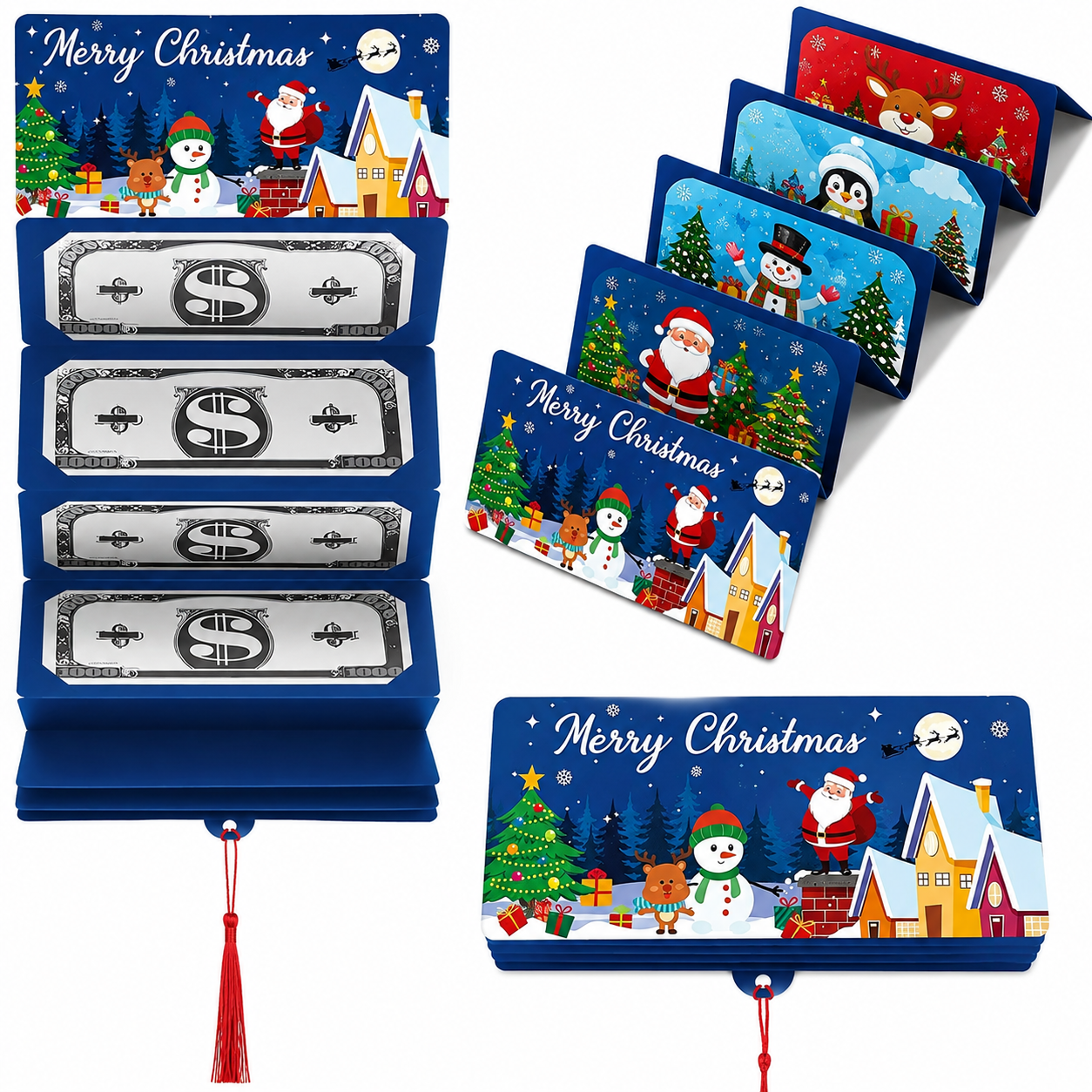 🏆Flash Sale⚡ 50K+ SOLD! Almost Gone-🎅💸Christmas Cash Gift Envelope– A creative way to give cash this Christmas!