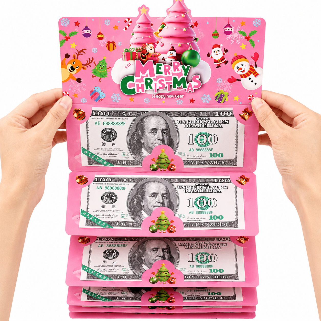 🏆Flash Sale⚡ 50K+ SOLD! Almost Gone-🎅💸Christmas Cash Gift Envelope– A creative way to give cash this Christmas!