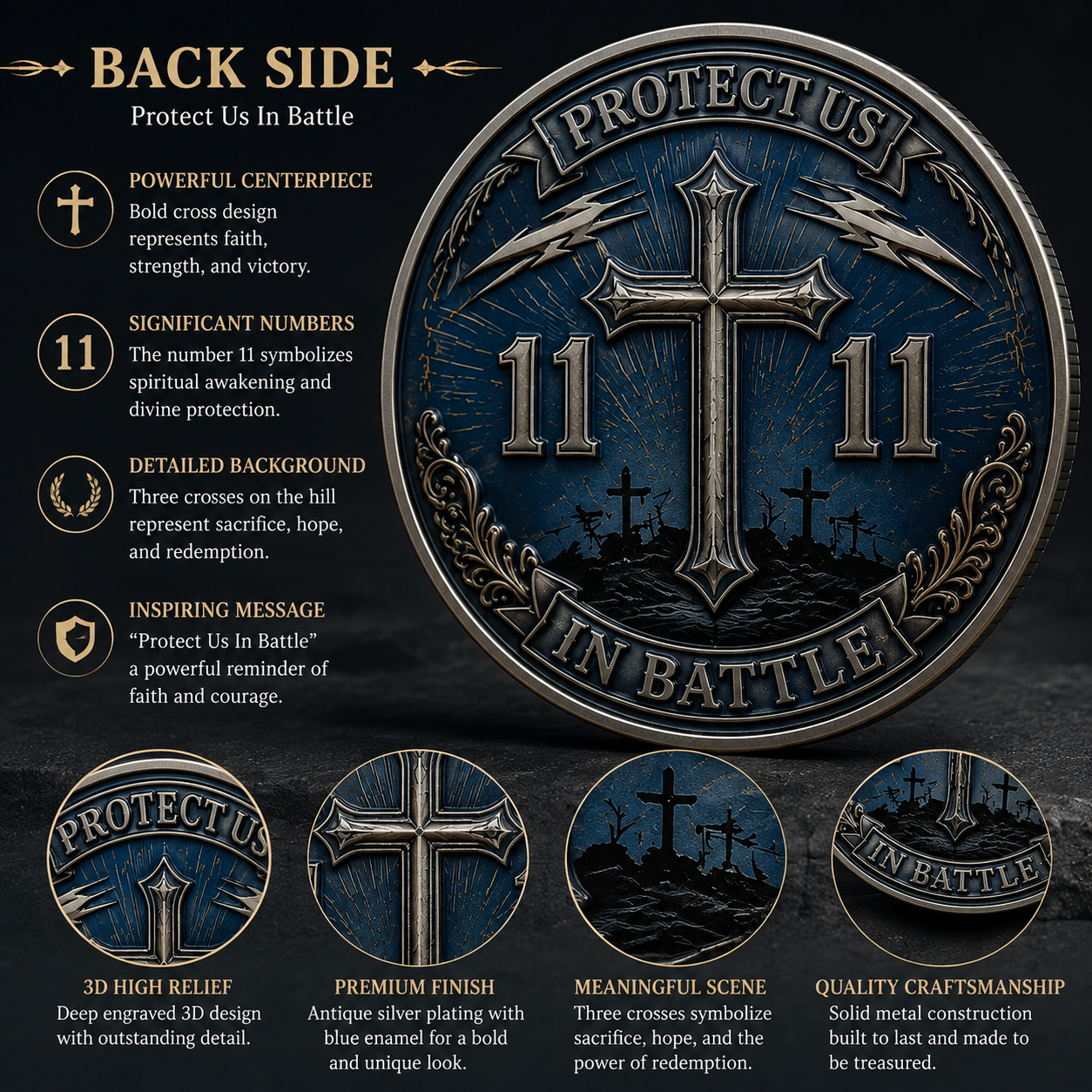🔥 Last Day Promo: 49% OFF-Saint Michael Archangel Challenge Coin