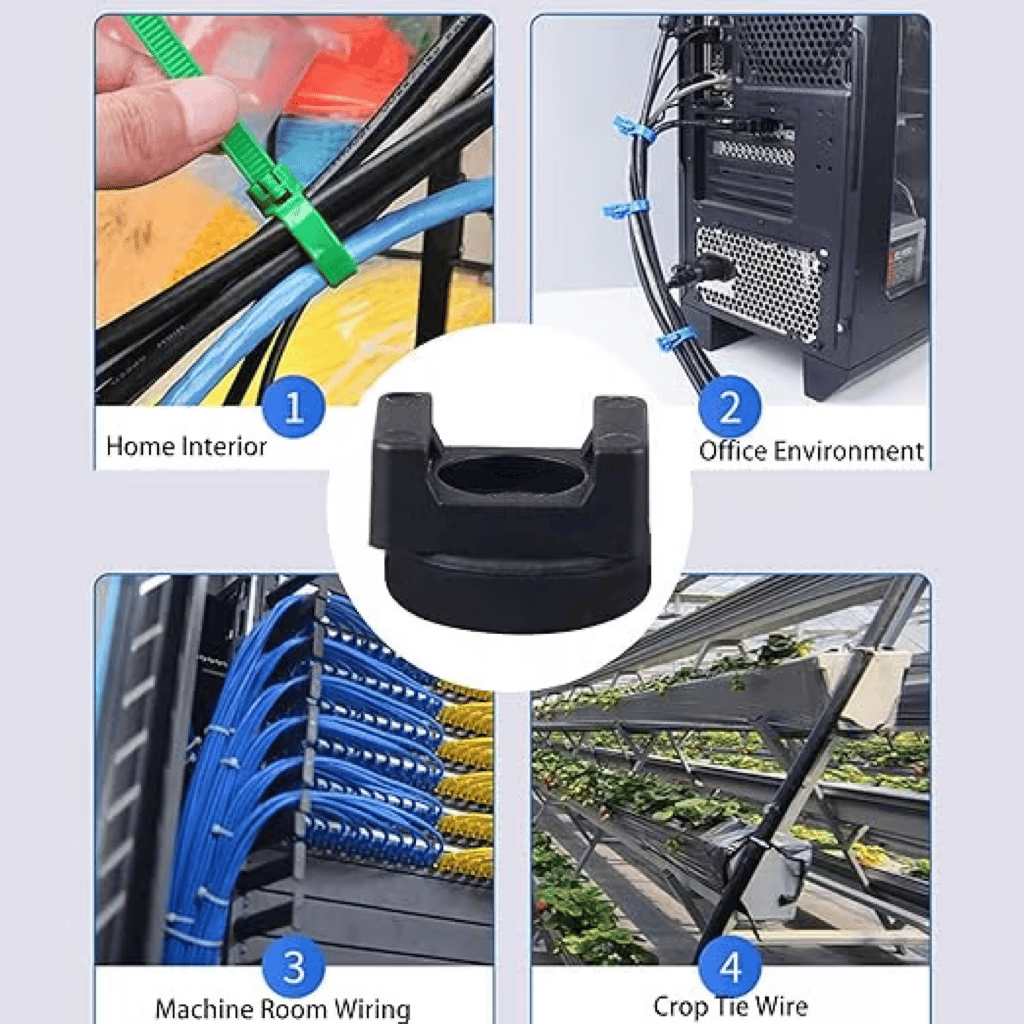 🔥HOT SALE🔥Magnetic Cable Zip Tie Mount Kit – Smart, Flexible Cable Management for Every Space
