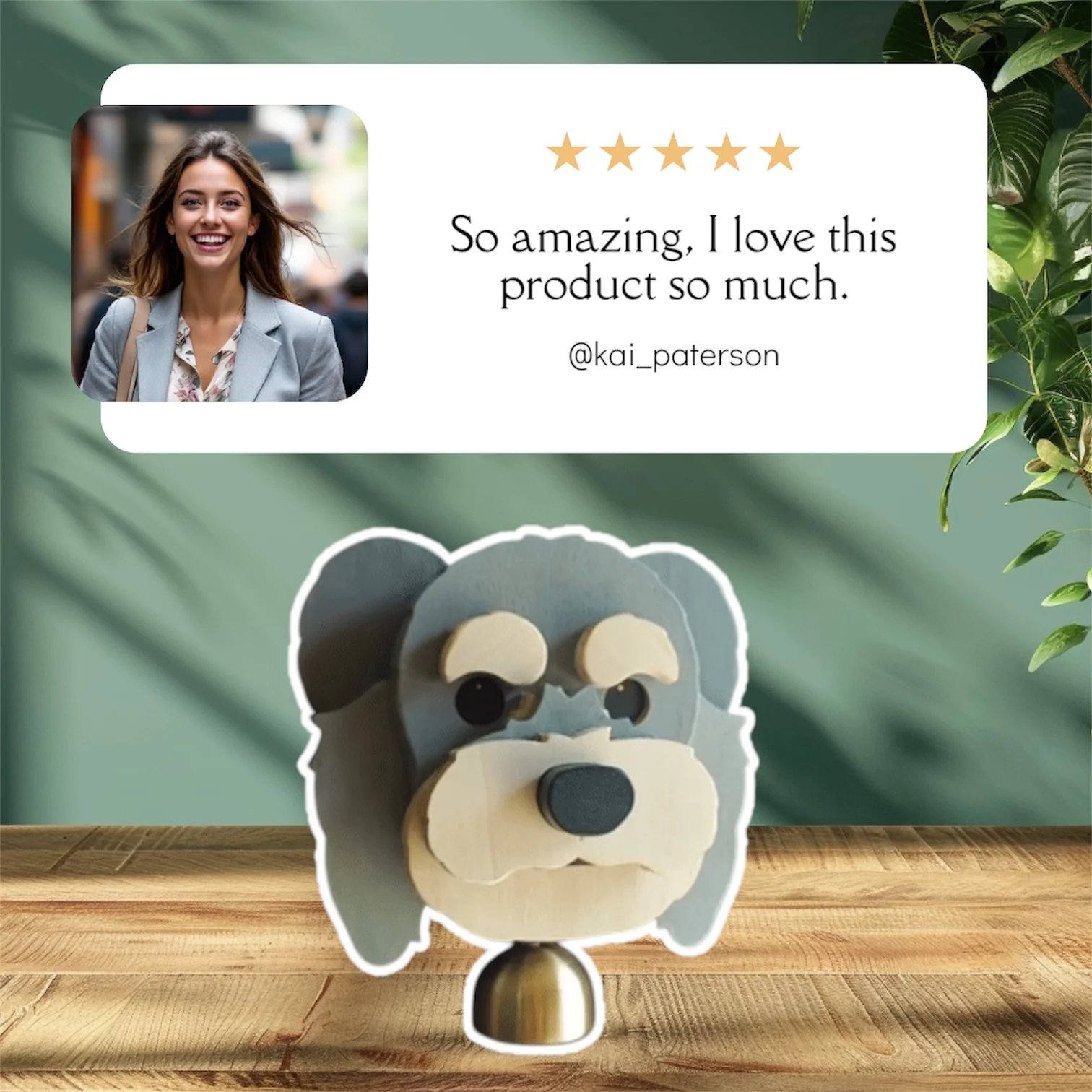 🎁TikTok Last Day Sale - 70% OFF🔥Handmade Dog Door Bell