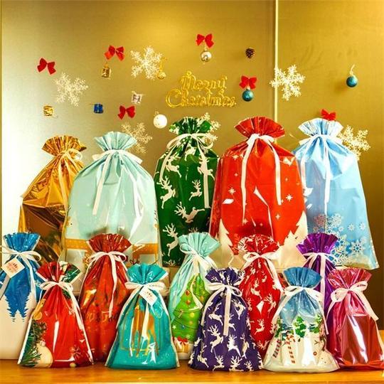 🎅Christmas Pre Sale - 70% OFF-🎄Drawstring Christmas Gift Bags (Biodegradable)