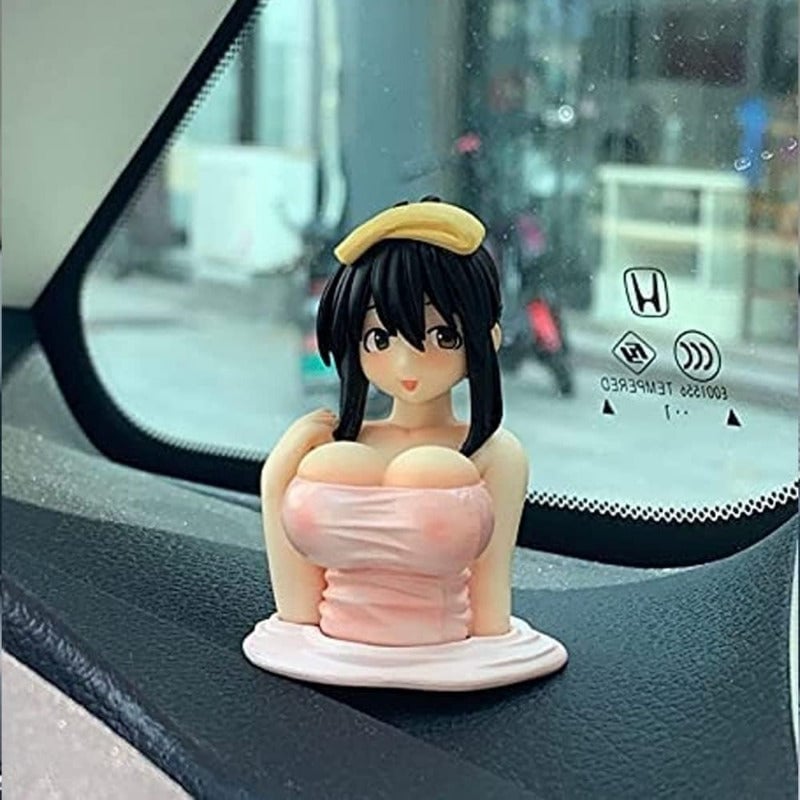 🔥LAST DAY 55% OFF❤Anime Hot Spring Bobblehead Dashboard Decoration