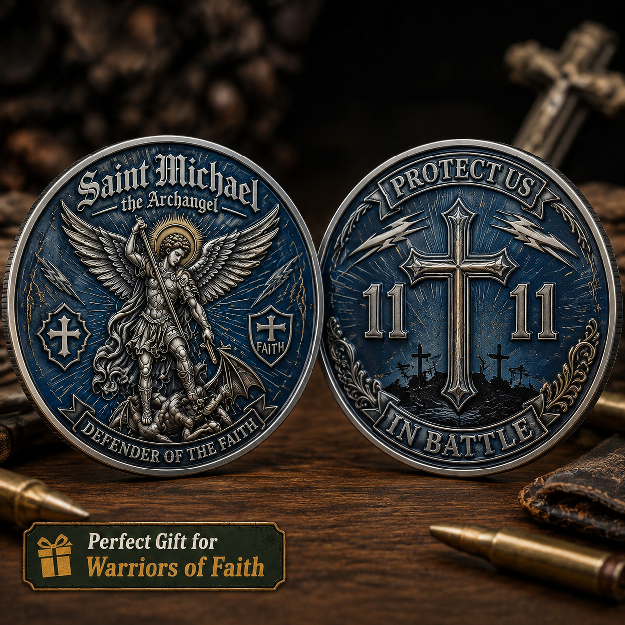 🔥 Last Day Promo: 49% OFF-Saint Michael Archangel Challenge Coin