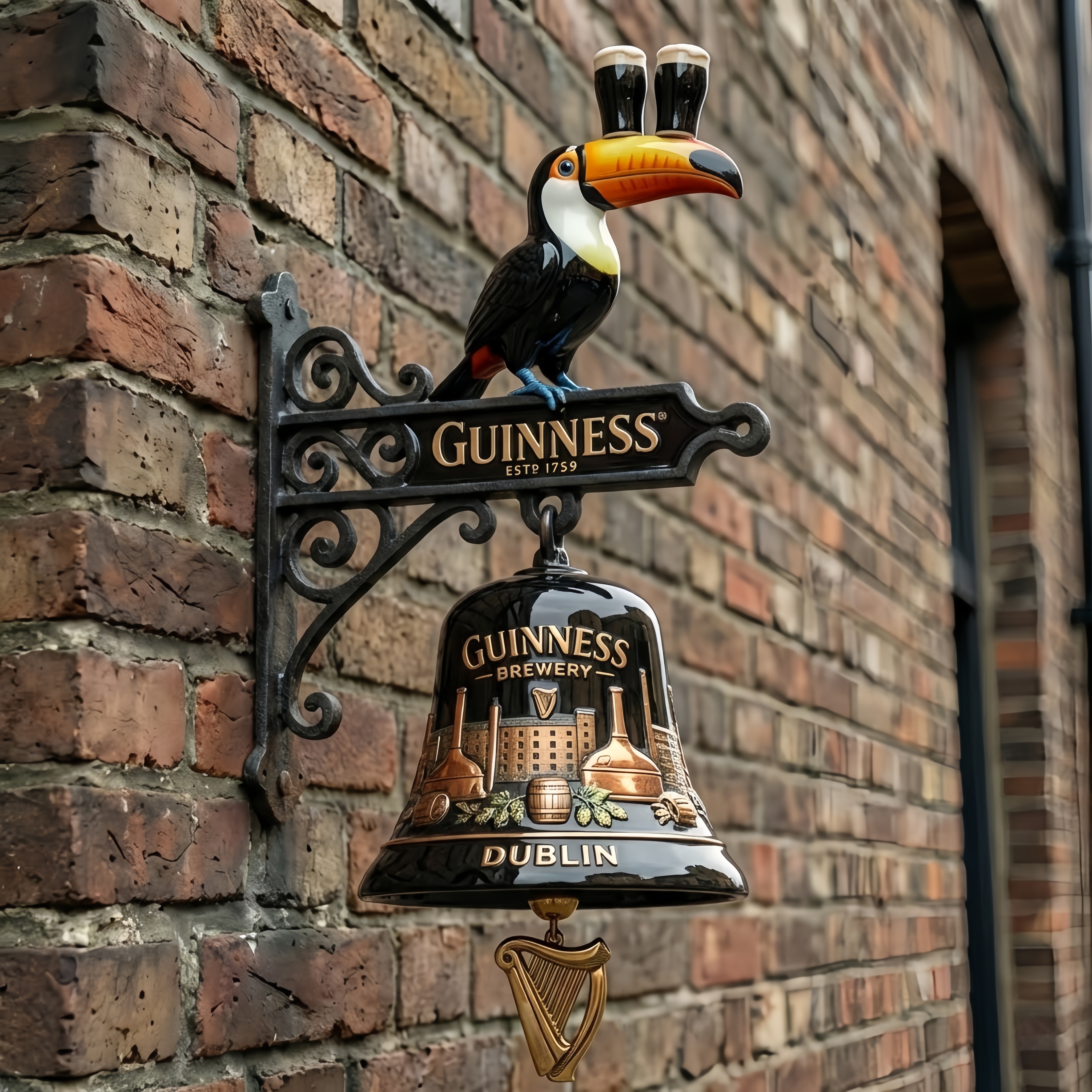 Guinness ESTD 1759 Heritage Collector’s Wall Bell