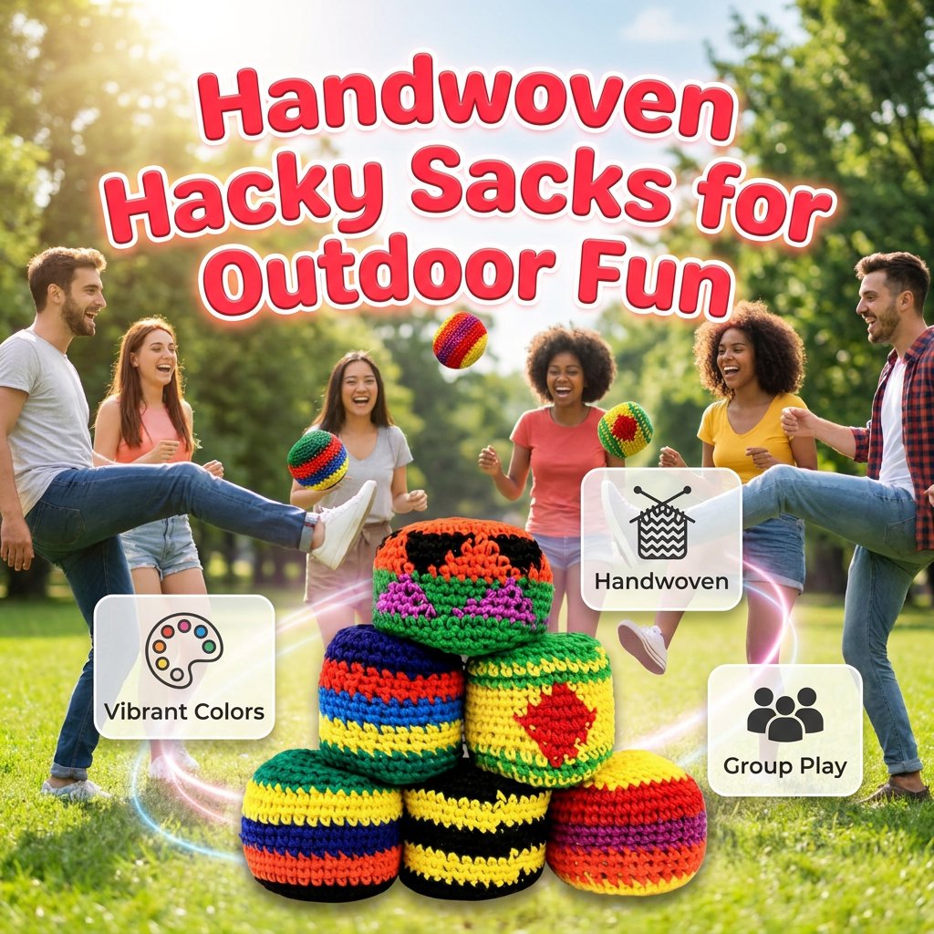 🔥 Summer Sale Up to 70% OFF!🟣6/12/24PCS Knitted Hacky Sack Set