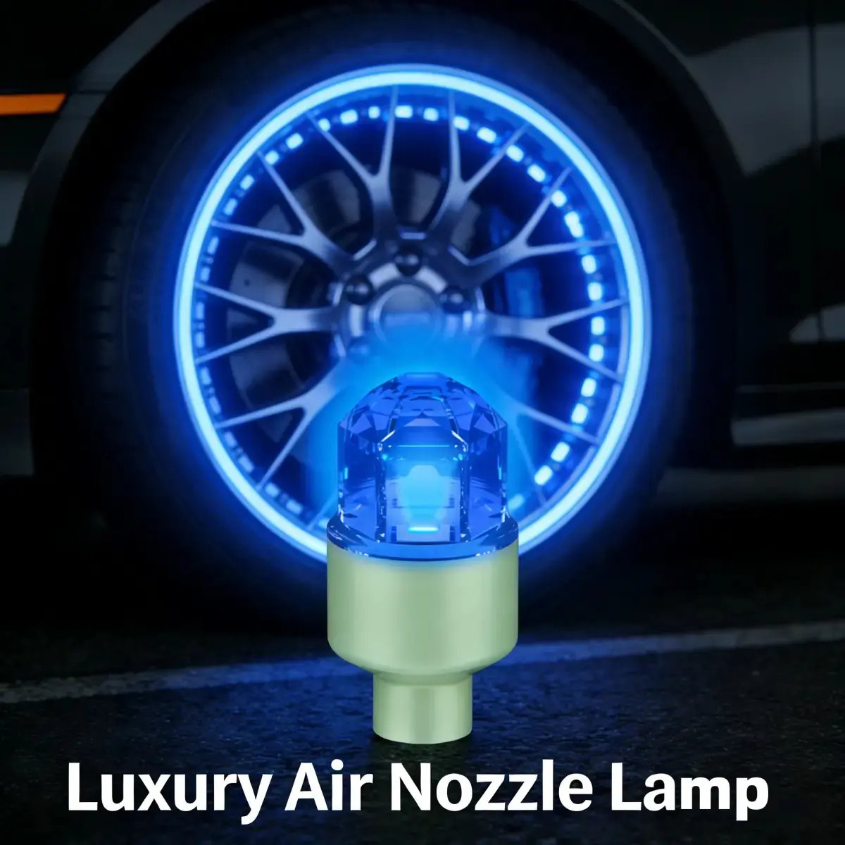 🔥LAST DAY 50% OFF✨ Vibration-Sensitive LED Tire Valve Caps🏎️