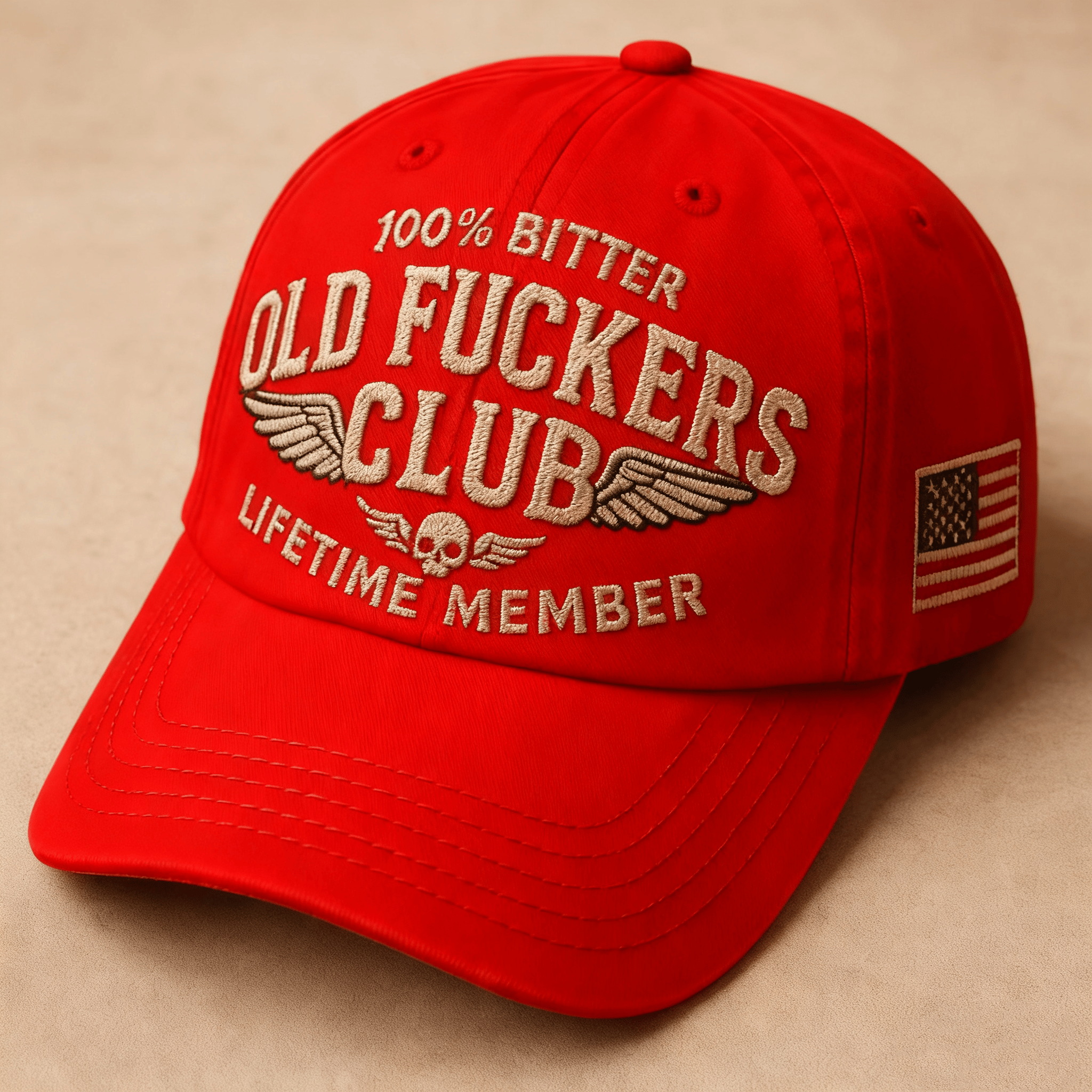 🧢 Old F*ckers Club - Vintage Cotton Baseball Cap