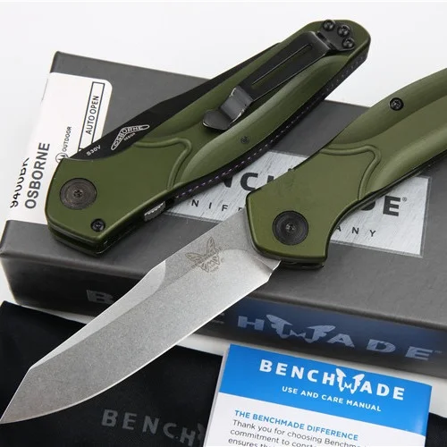 ⚡Last Day 70% OFF丨Benchmade 940 Automatic Knife Green Aluminum 3.4, Buy 2 Free Shipping