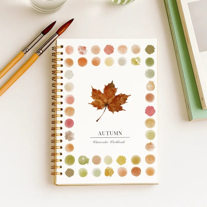 🔥LAST DAY 59% OFF -🖼️Beginner-Friendly💕 Watercolor Workbook
