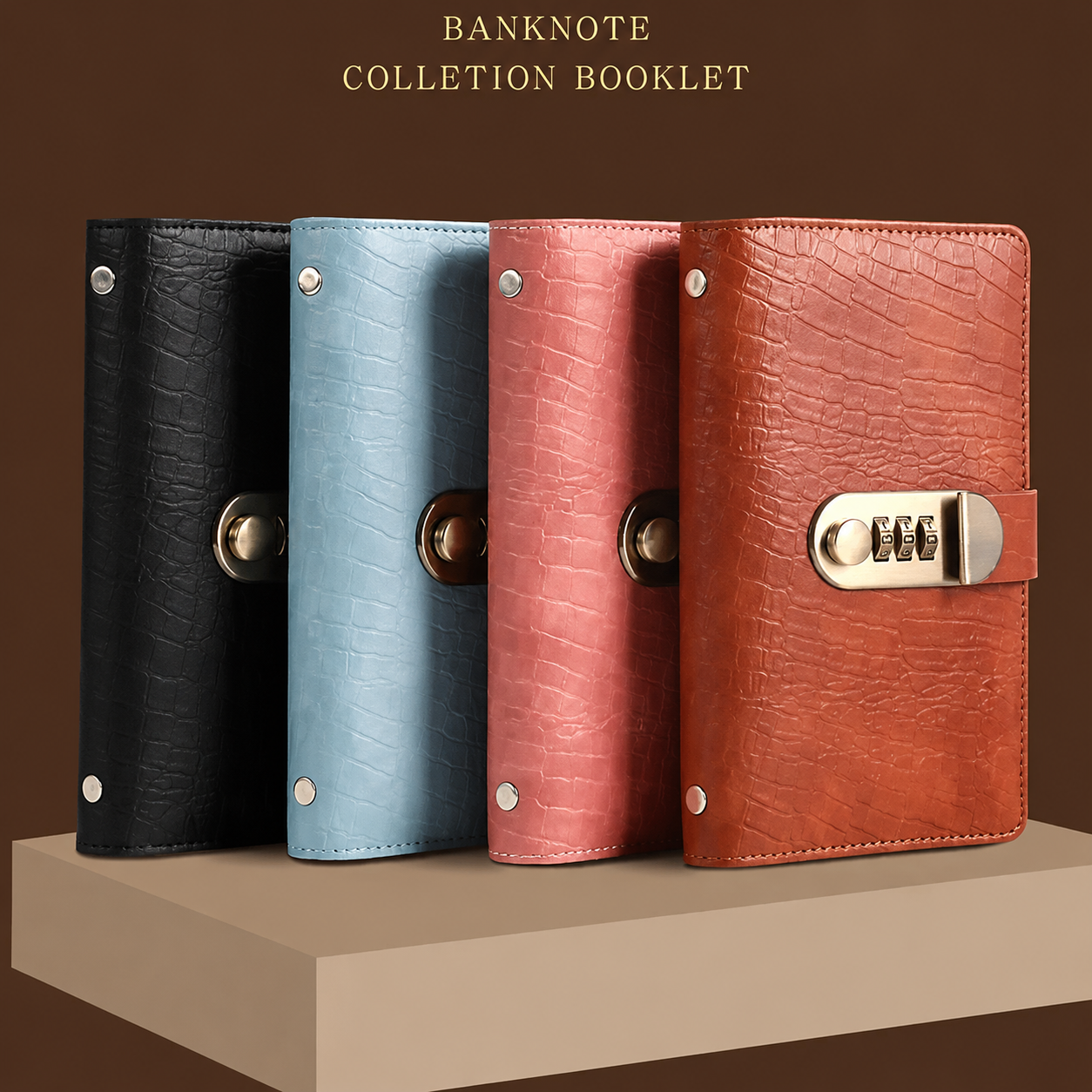 🔥Last 75pcs🎉-🔒100 Transparent Pocket Currency Collectors Album