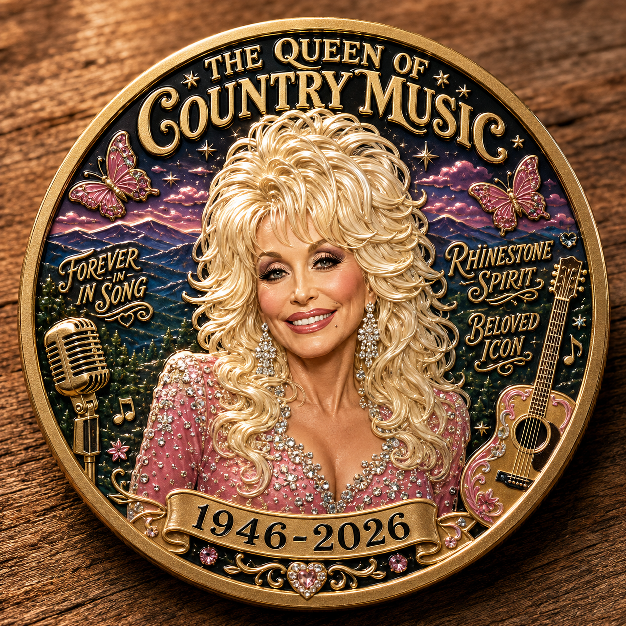 Last Day Promo: 70% OFF🎸🦋Queen of Country Music Memorial Commemorative Coin