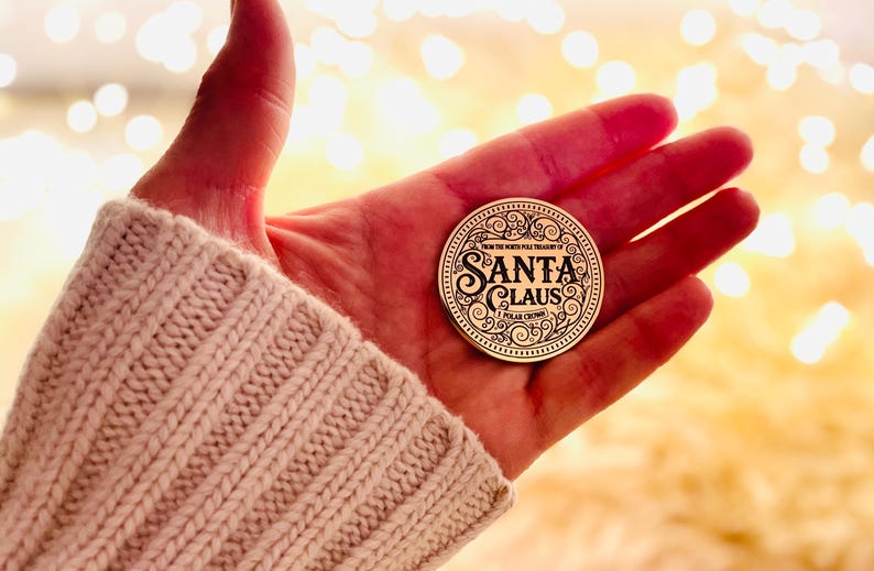 🔥Christmas Hot Sale 70% OFF-🎄🎅Santa Gold Coin ‘THANK YOU For The Milk & Cookies’!