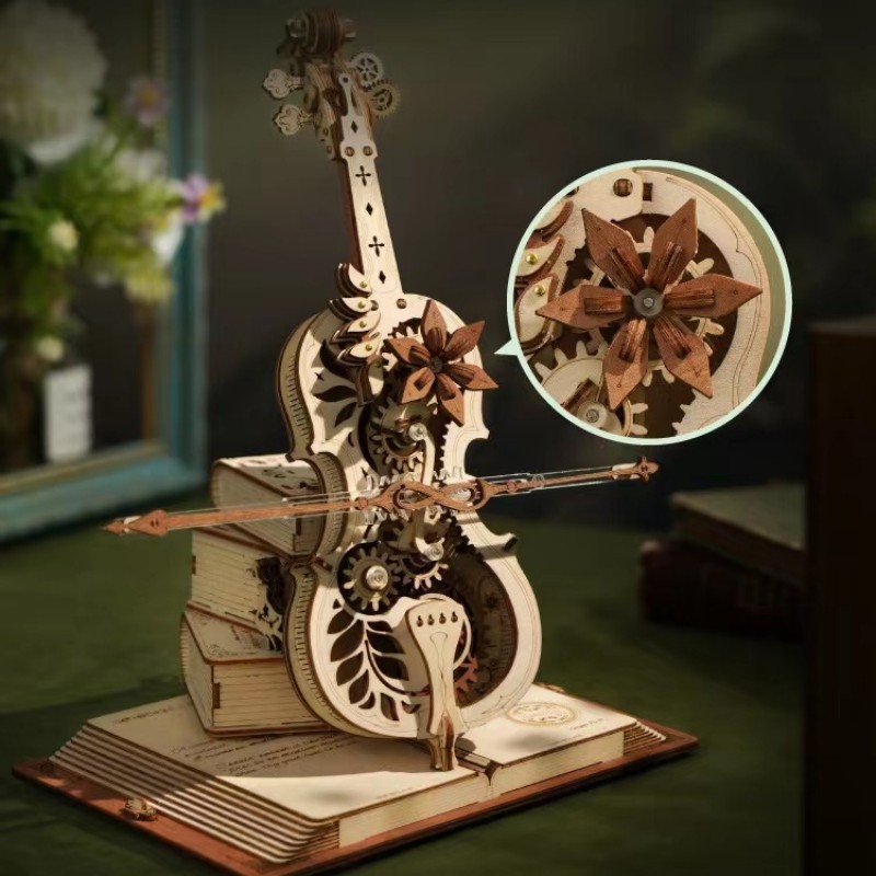 [🔥LAST DAY 60% OFF🔥] Magic Cello Music Box 3D Puzzle