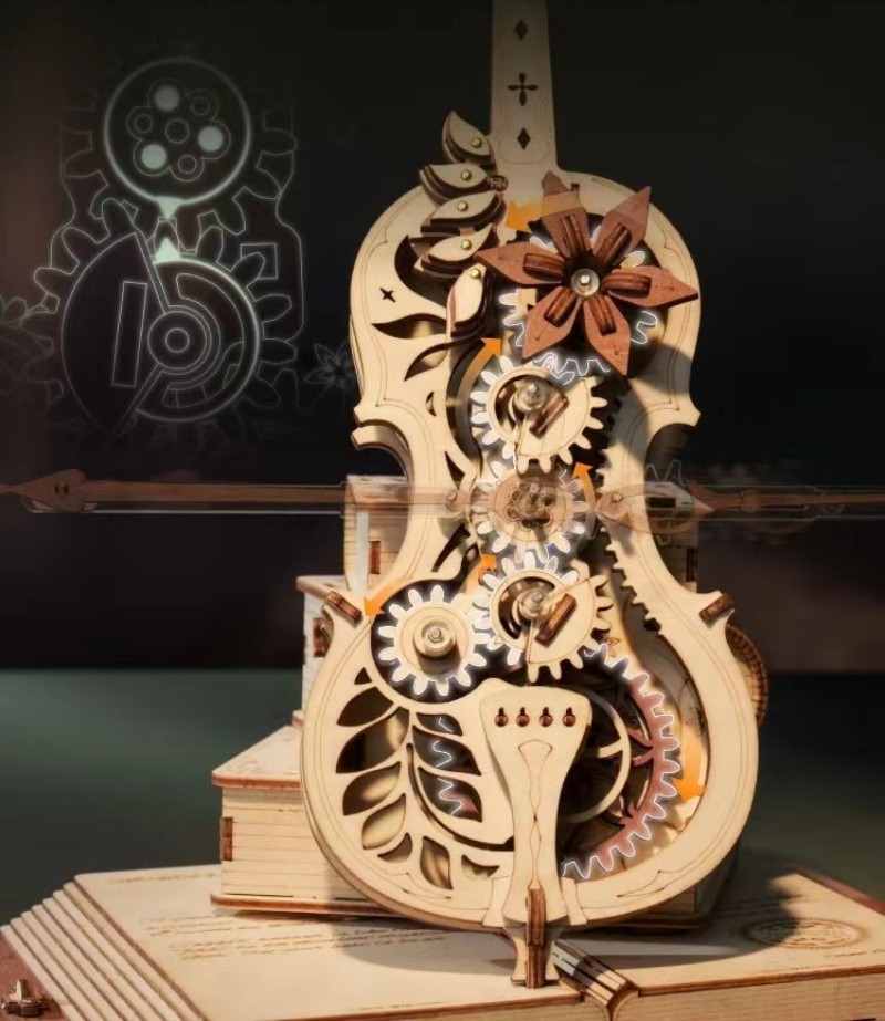 [🔥LAST DAY 60% OFF🔥] Magic Cello Music Box 3D Puzzle