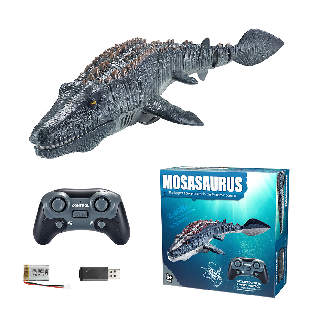 2.4GHz wireless charging remote control simulation Mosasaurus water toy