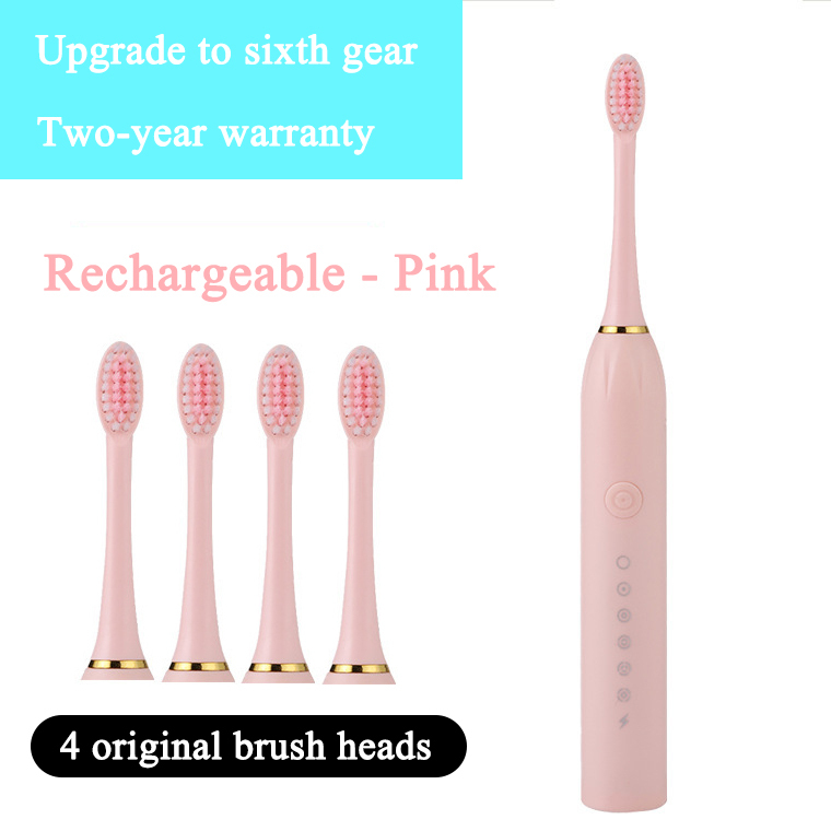 🔥70% off last day, limited quantities🔥 6-speed cleaning USB rechargeable ultrasonic electric toothbrush ---- annual sales TOP 1