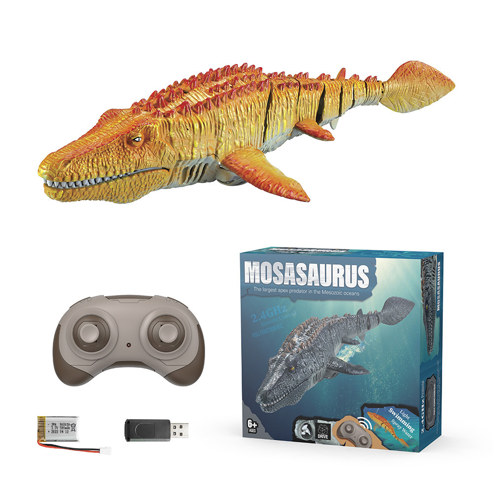 2.4GHz wireless charging remote control simulation Mosasaurus water toy