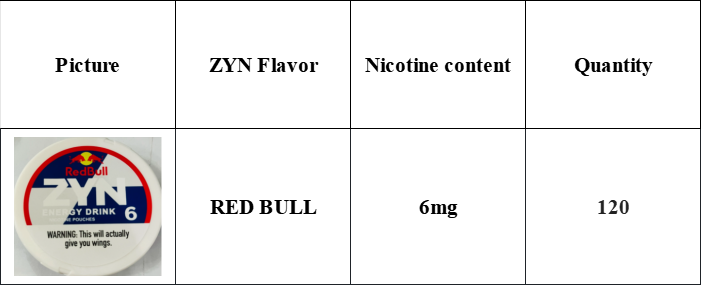 120 cans of RED BULL