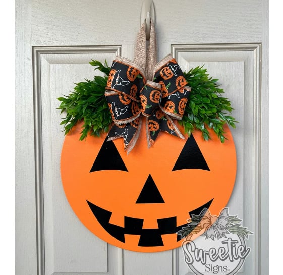 🔥Pumpkin Boo Halloween Welcome Sign for Front Door
