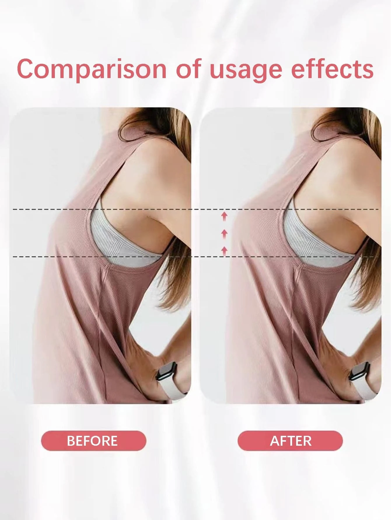 2pcs/set, silicone invisible bra lift, skin color. Suitable for wedding, backless tops, with anti-drooping, push-up, anti-exposure and anti-bump functions