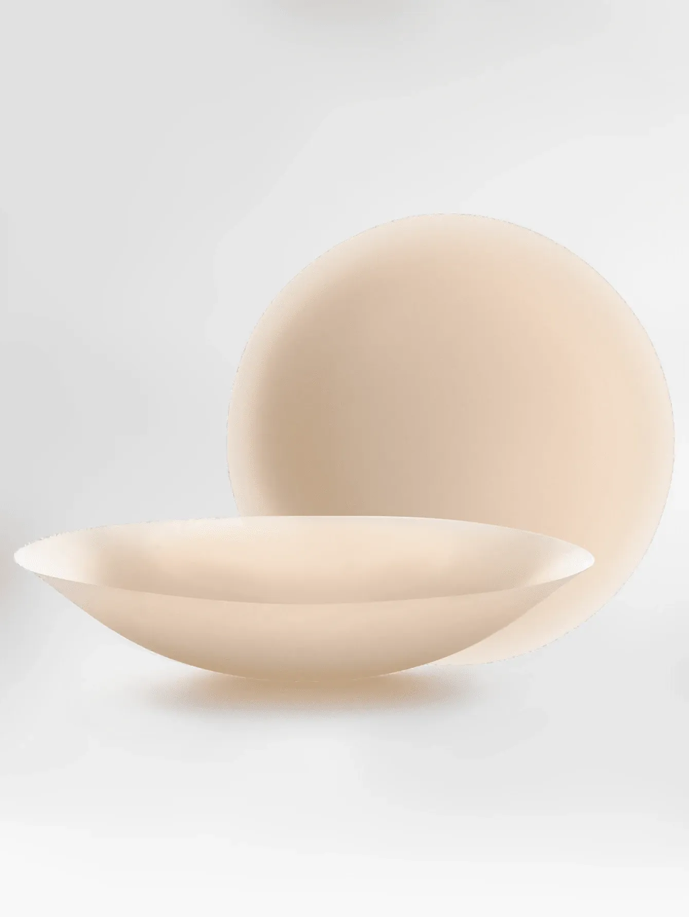 2pcs/set, silicone invisible bra lift, skin color. Suitable for wedding, backless tops, with anti-drooping, push-up, anti-exposure and anti-bump functions