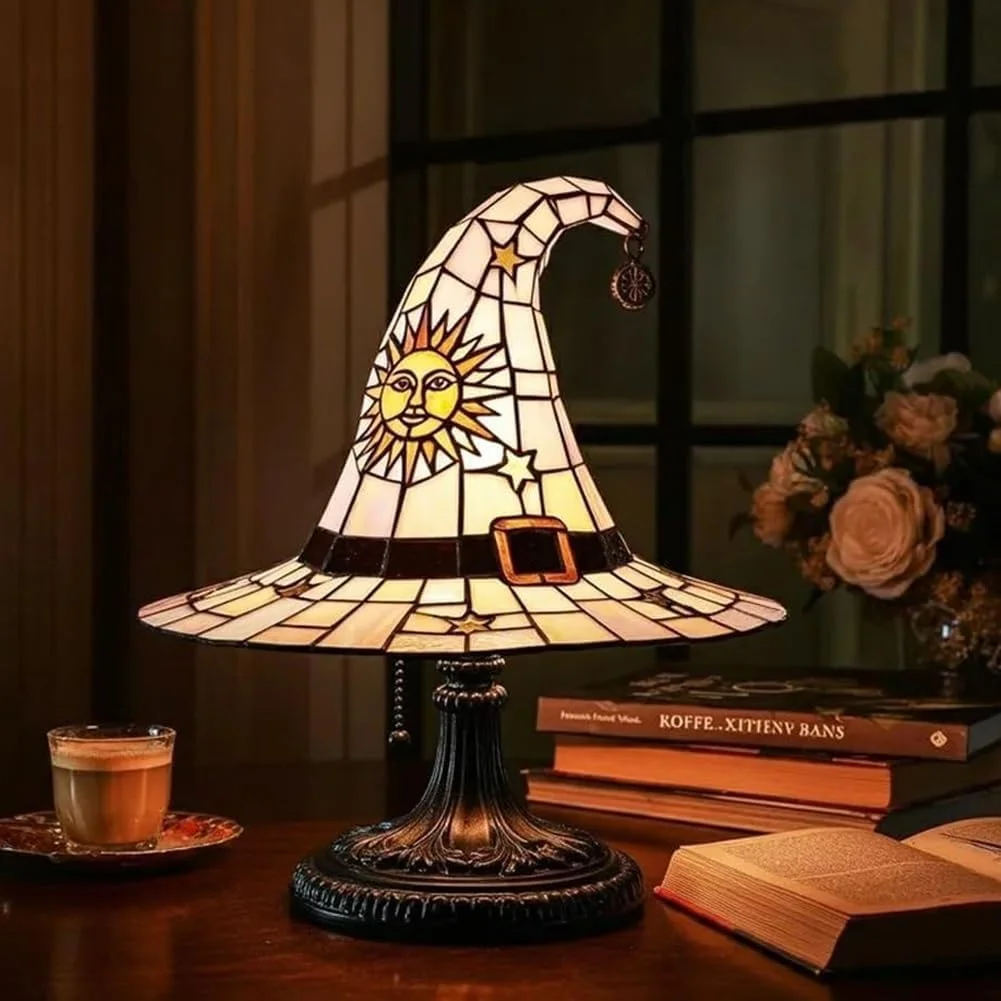 🔥Hot sale discount price🔥Witch hat lamp decoration ornaments USB socket led light ornaments creative