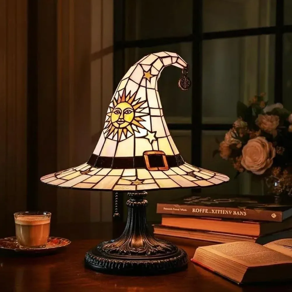 🔥Hot sale discount price🔥Witch hat lamp decoration ornaments USB socket led light ornaments creative