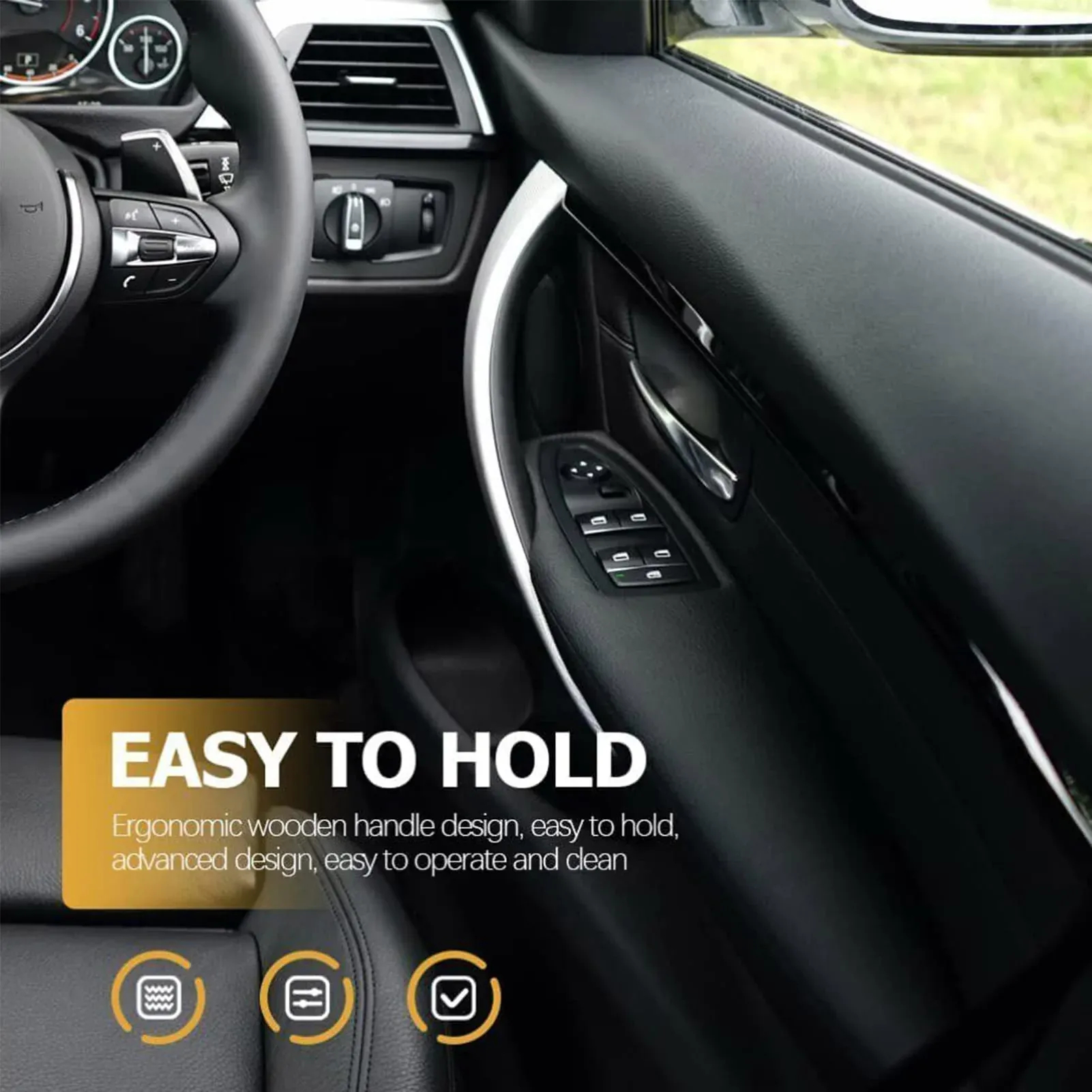 🔥Hot sale🔥Exclusive logo car interior cleaning multi-tool brush(2PCS)