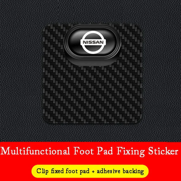 🎉HOT SALE 🎉Multifunctional Carbon Fiber Car Mat Fixing Buckle✨8 Pcs✨