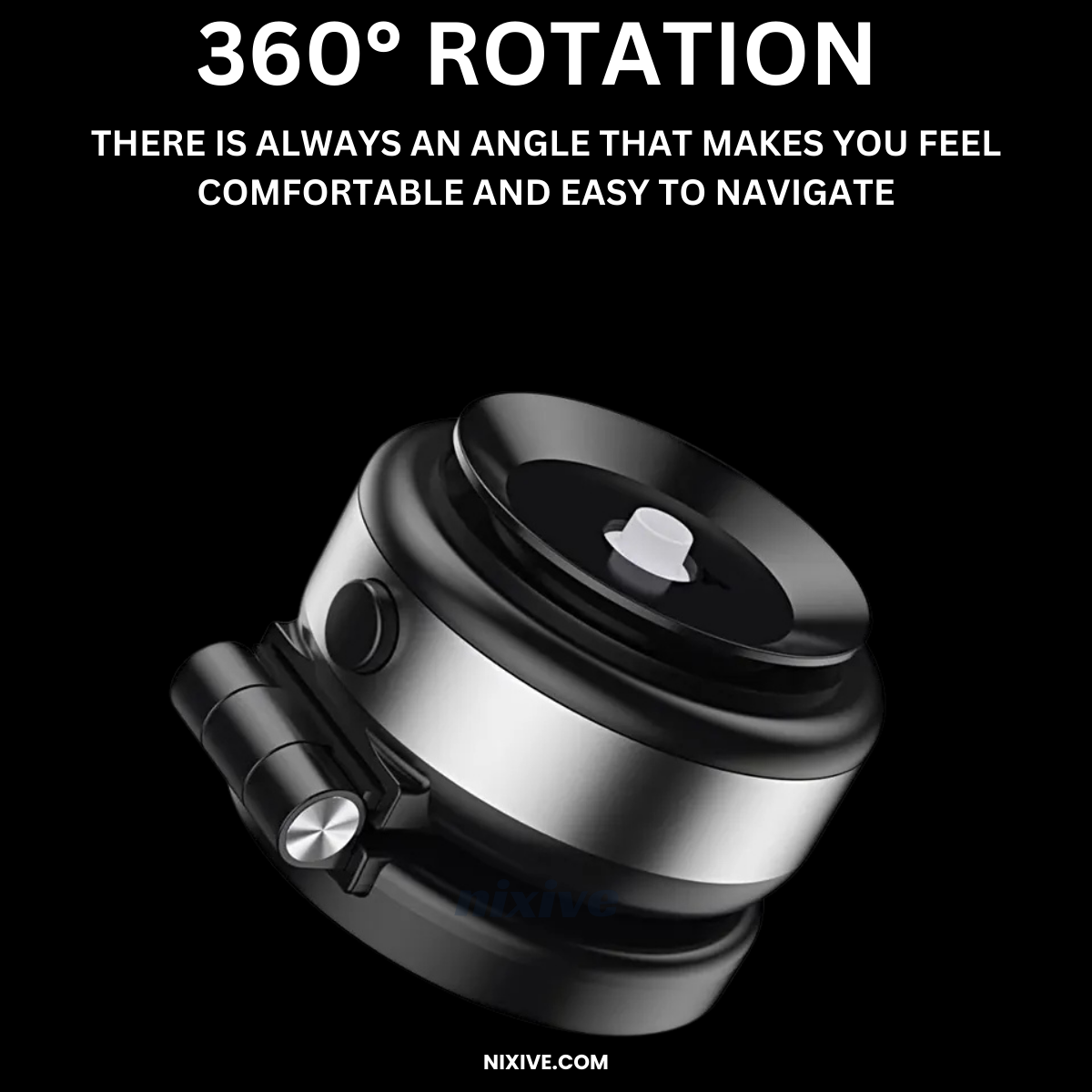【Vacuum Adsorption】Flexible car phone holder