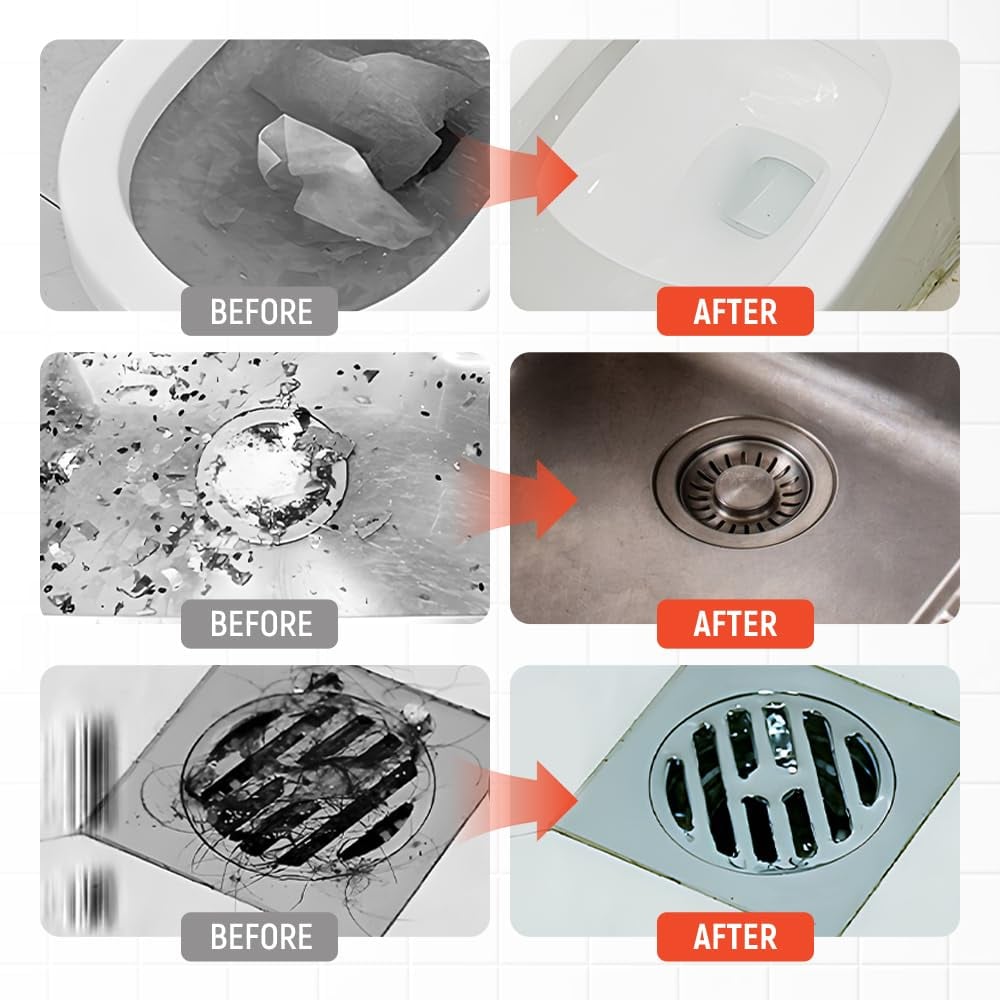 🏆LAST DAY SALE 🔥High Pressure Toilet Unblock a Shot— No Plumber, No Chemicals