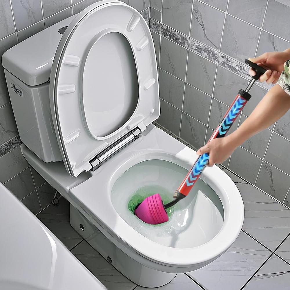 🏆LAST DAY SALE 🔥High Pressure Toilet Unblock a Shot— No Plumber, No Chemicals