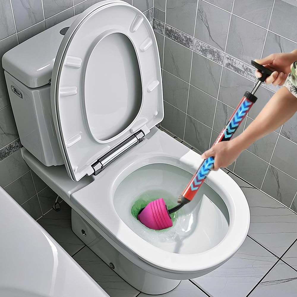🏆LAST DAY SALE 🔥High Pressure Toilet Unblock a Shot— No Plumber, No Chemicals