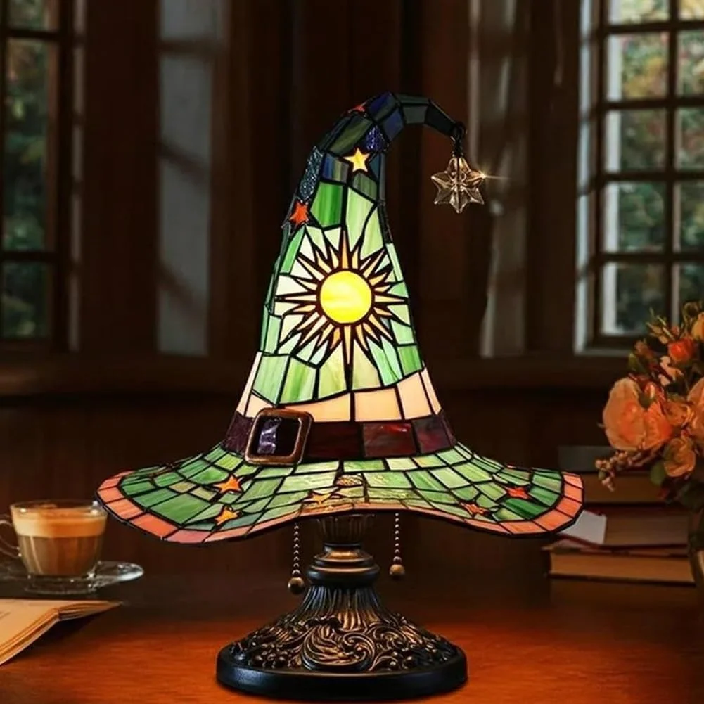 🔥Hot sale discount price🔥Witch hat lamp decoration ornaments USB socket led light ornaments creative