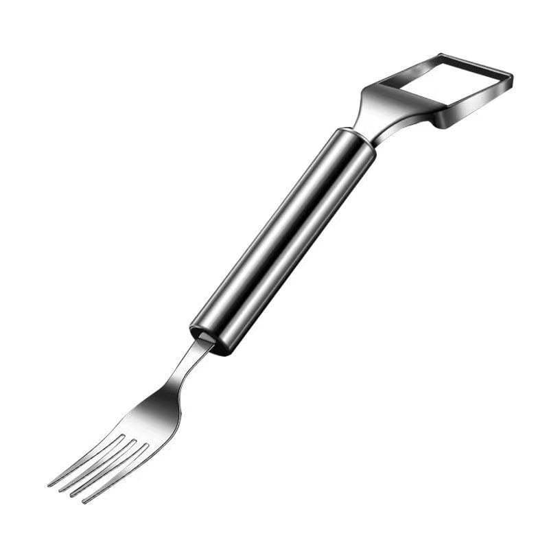 🍉 Effortless Fruit Prep-✨ 2-in-1 Fruit Cutter & Fork – For Quick and Easy Fruit Serving! 🍓