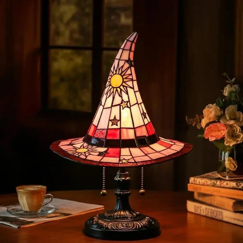 🔥Hot sale discount price🔥Witch hat lamp decoration ornaments USB socket led light ornaments creative