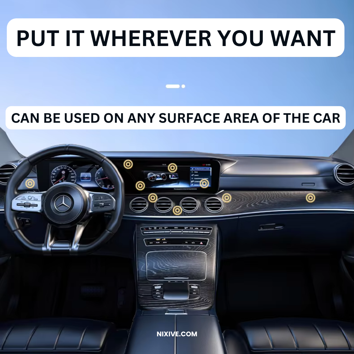 【Vacuum Adsorption】Flexible car phone holder